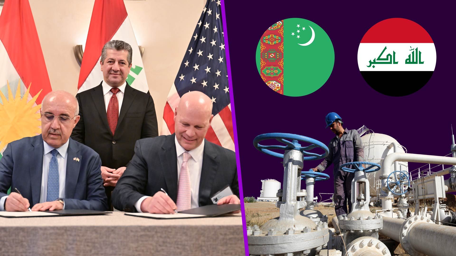 نەبوونی غاز وەزیری کارەبای عێراقی گەیاندە تورکمانستان