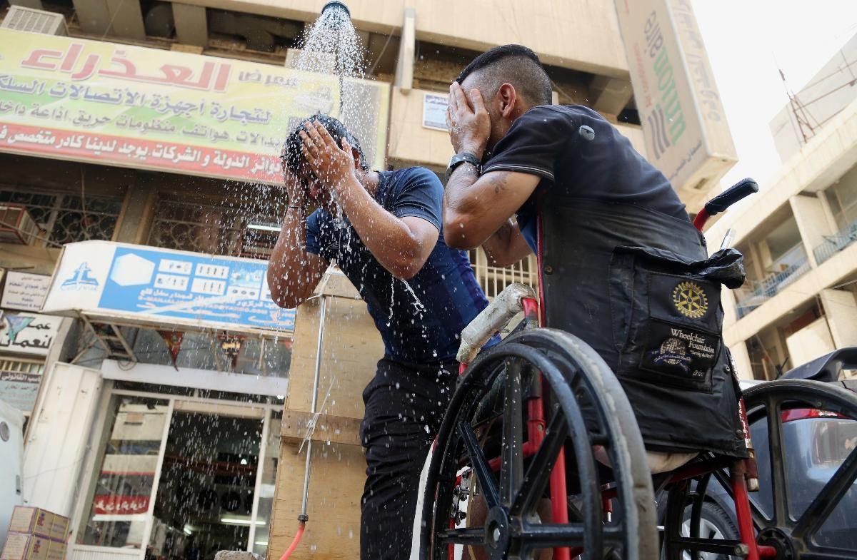 شەپۆلێکی گەرمای نیوەی کوڵان ڕوو لە عێراق دەکات
