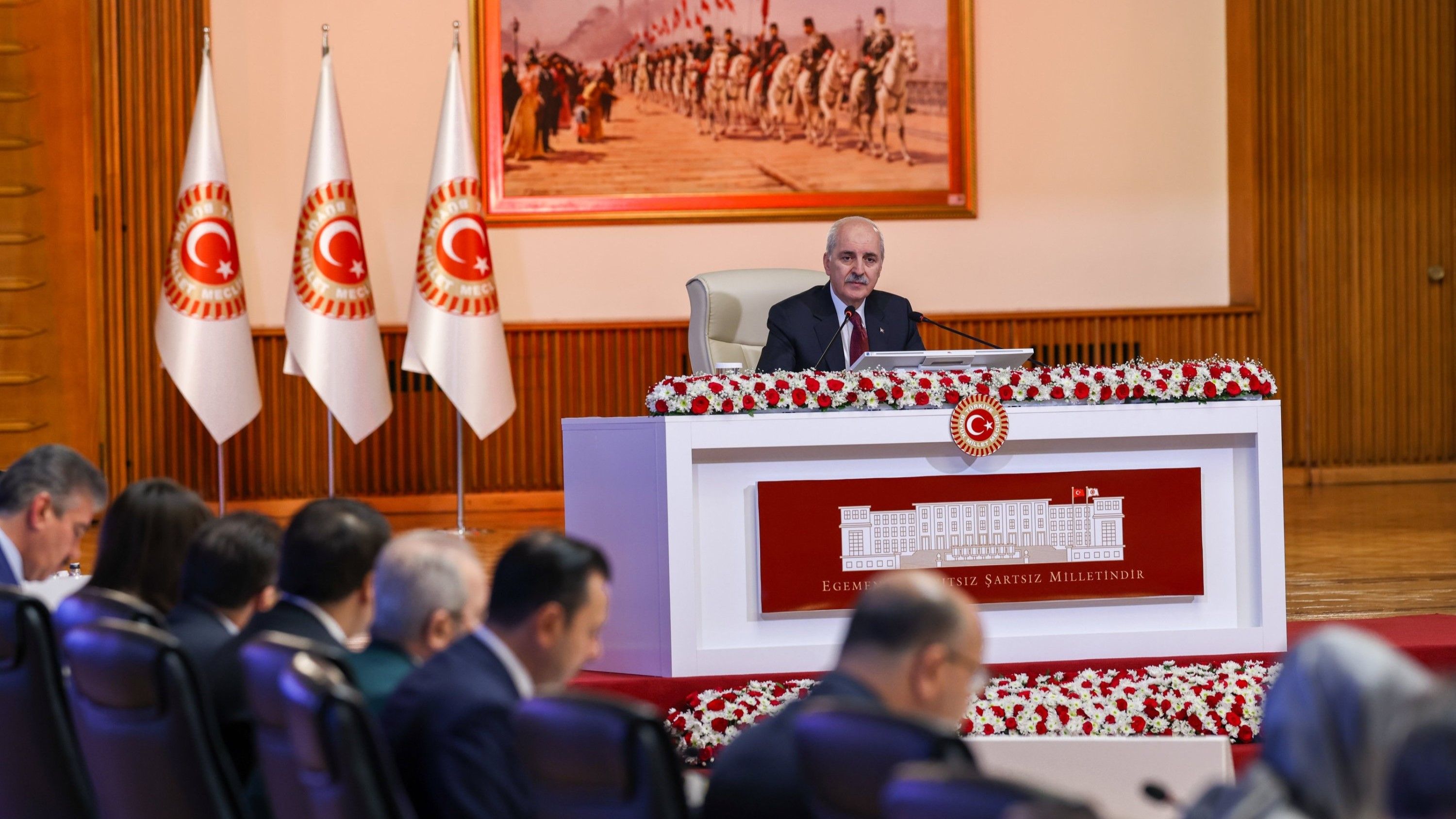 سەرۆکی پەرلەمانی تورکیا: ئەرکی سەرەکی کۆمیسیۆن چاودێریکردنی پرۆسەی ئاشتییە