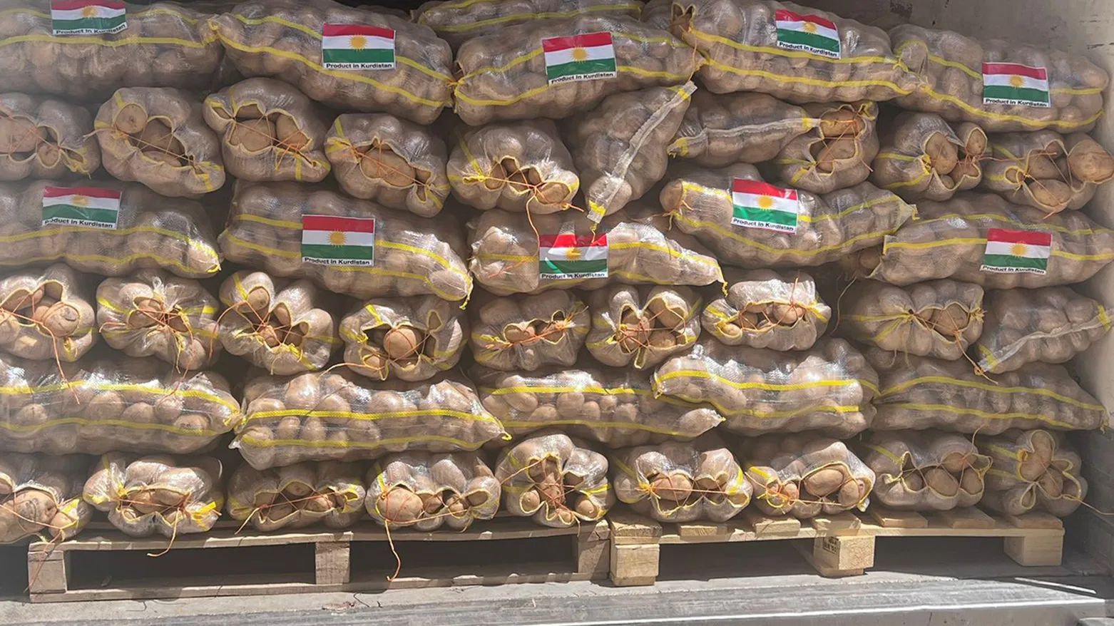 زیاتر لە 100 هەزار تۆن پەتاتە لە دهۆکەوە هەناردەی شارەکانی عێراق دەکرێت