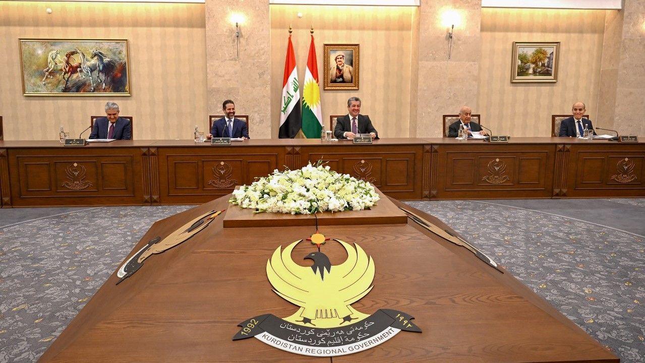 ئەنجوومەنی وەزیران تاوتوێی ڕێڕەوی گفتوگۆکانی نێوان هەولێر و بەغدا دەکات