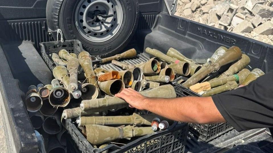 نزیکەی 200 حەشوەی گوللە ئاربیجی لە گوندێکی چوارقوڕنە دۆزرایەوە