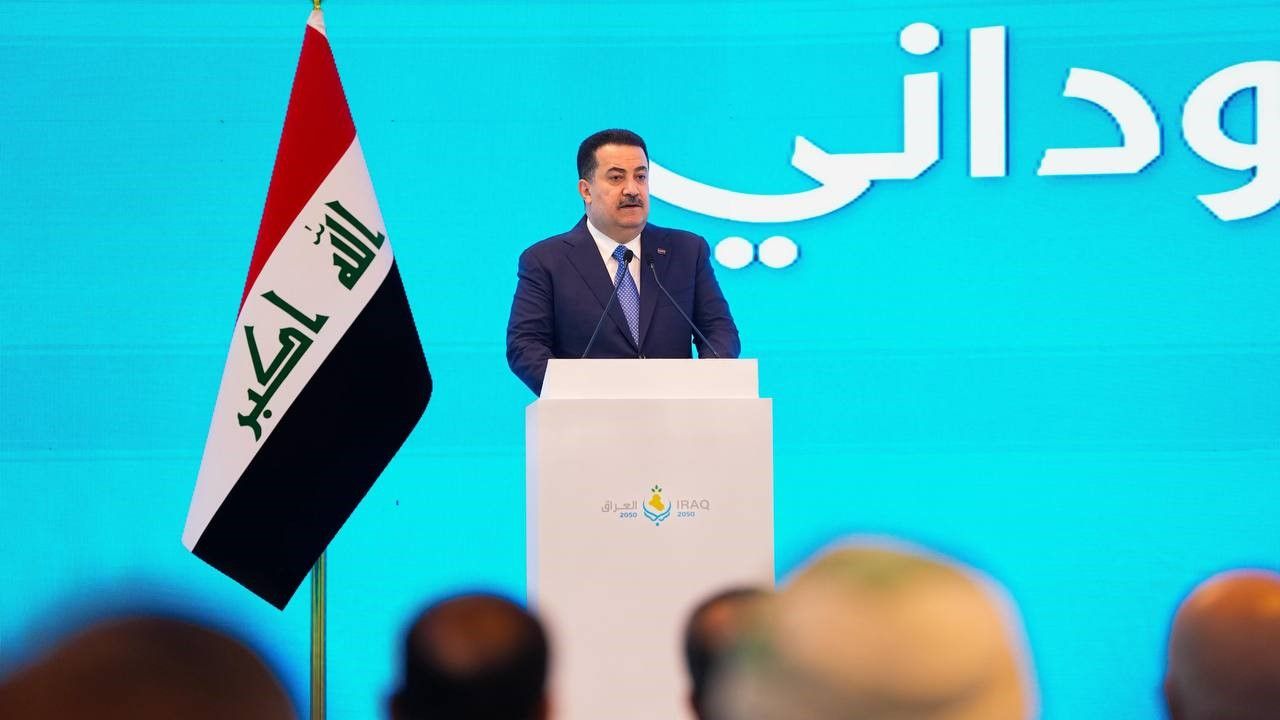 سوودانی: چاوەڕوانین عێراق ببێتە دەروازەی تێپەڕبوونی 20%ـی بازرگانی ئاسیا بۆ ئەوروپا