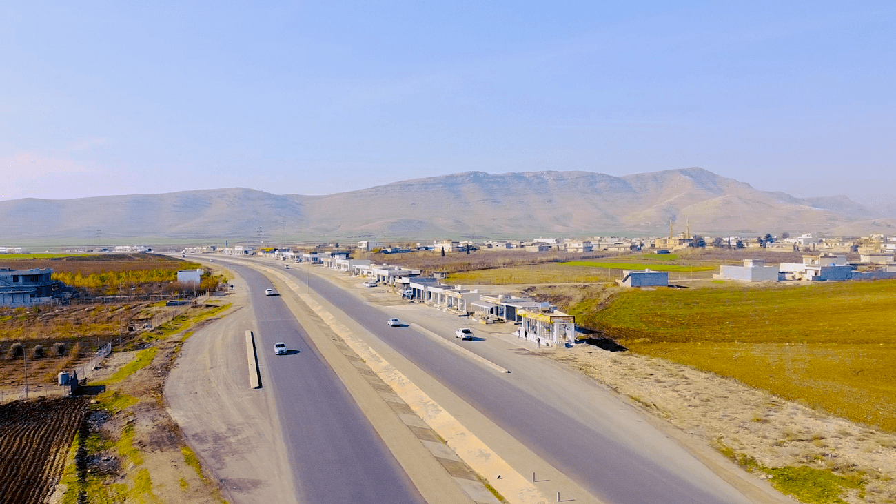 تەواوی ڕێگەی نێوان دووكان - چوارقوڕنە دەكرێتە دووساید