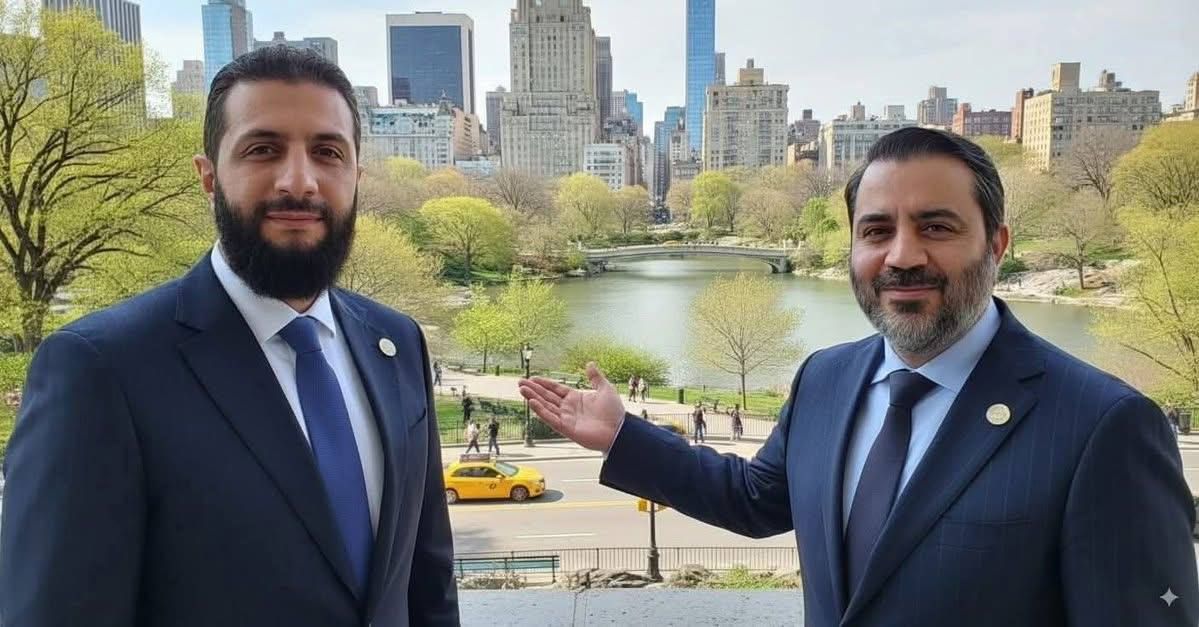 ئەحمەد شەرع گەیشتە ئەمریکا