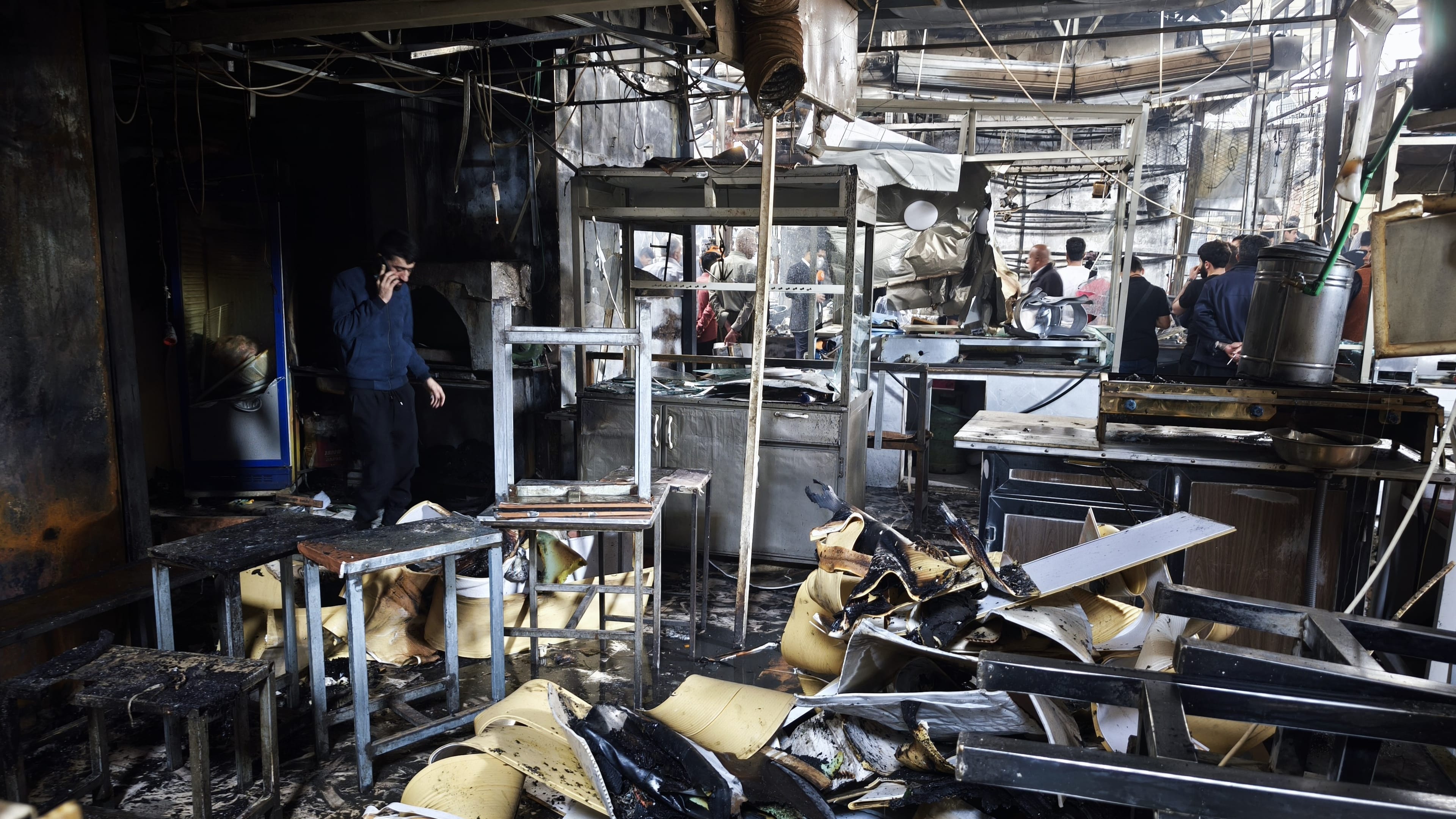 دوای بەدواداچوونی ئاڤا دەست بە دروست کردنەوەی دووکانەکانی بازاڕی دارەسووتاوەکەی سلێمانی دەکرێت