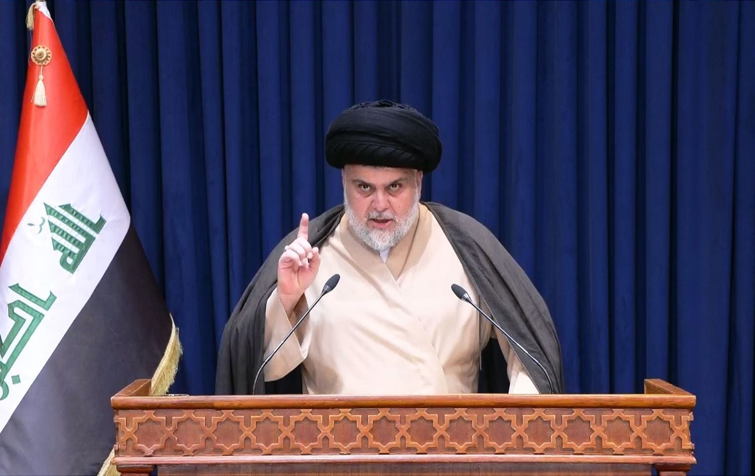 سەدر ڕوونکردنەوەیەک لەبارەی نانەوەی ئاژاوە لە ڕۆژی دەنگدان دەدات