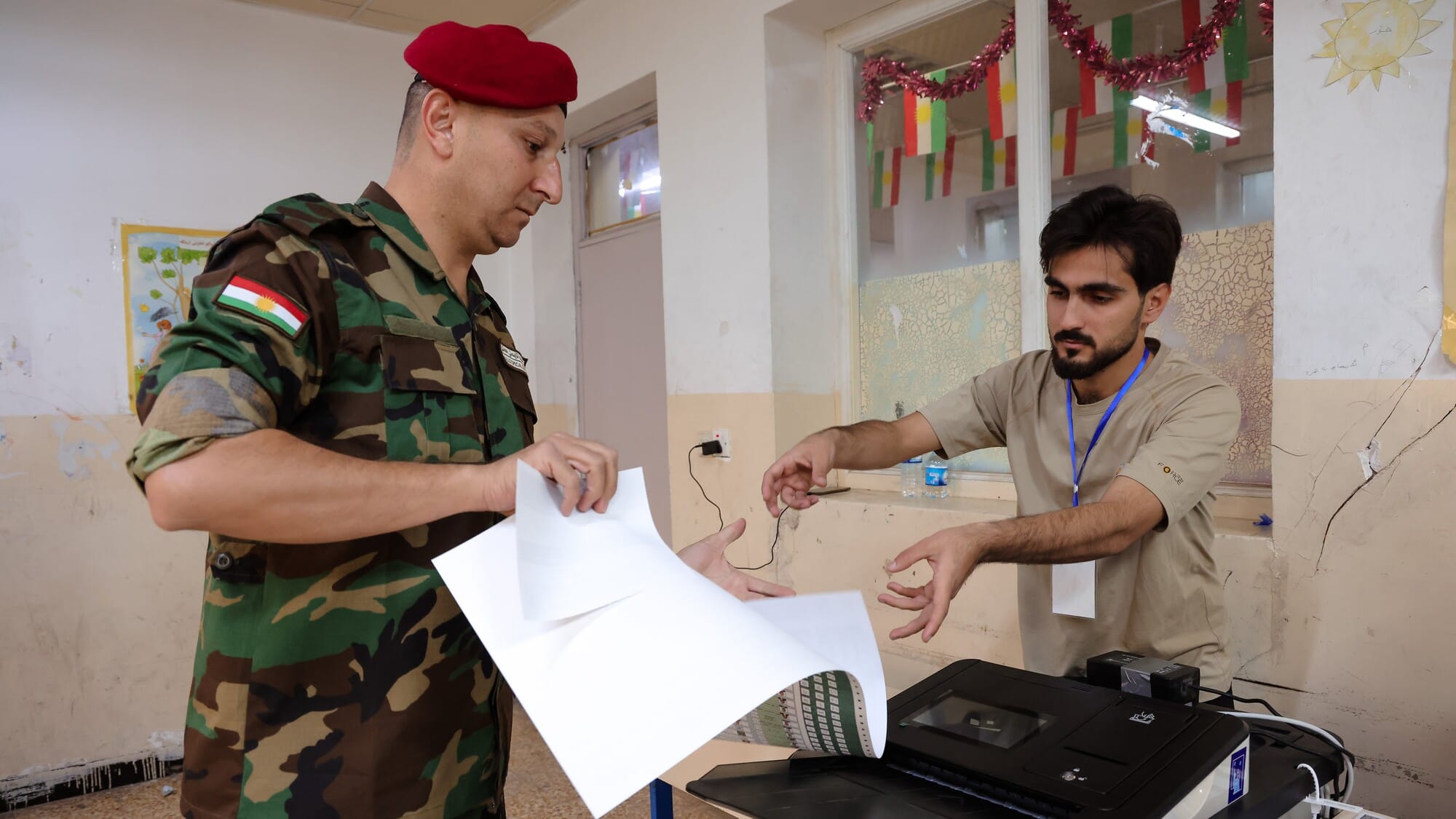 لە دەنگدانی تایبەتدا سلێمانی و هەولێر بەرزترین و نەجەف نزمترین ڕێژەی بەشداریان هەبووە