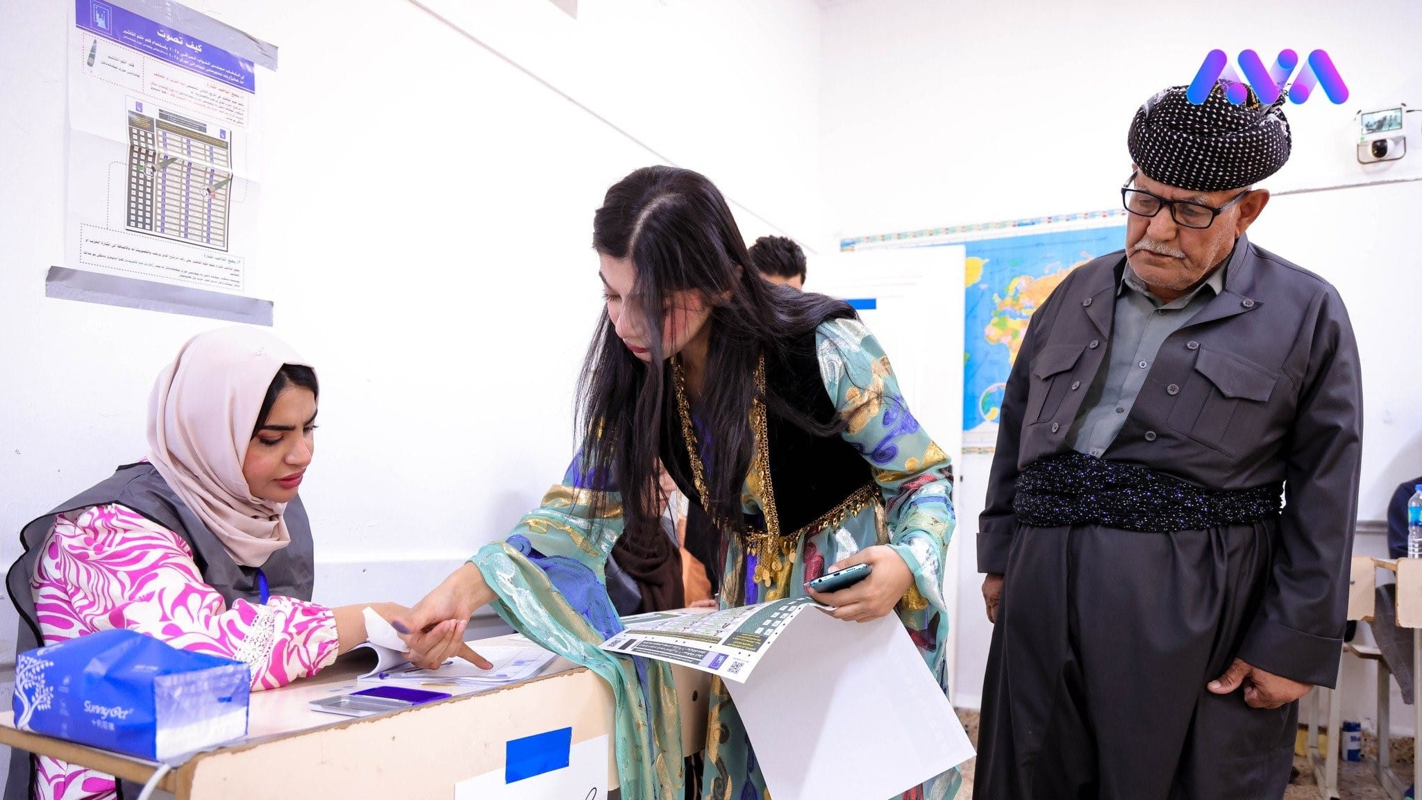 ڕێژەی بەشداری لە دەنگدان تا ئێستا لە هەولێر و سلێمانی و دهۆک بەمشێوەیە