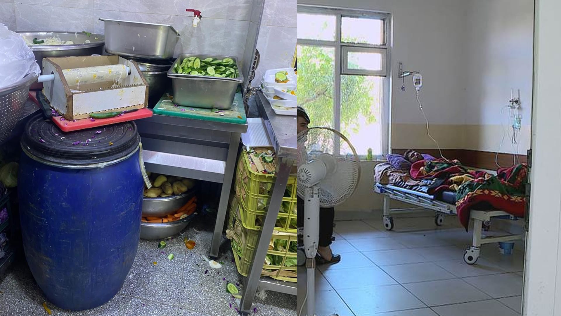 زیاتر لە 100 کەس بەهۆی خواردنی خراپبووەوە گەیێنراونەتە نەخۆشخانە