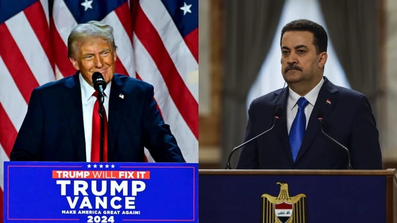 سیاسەتمەدارێکی عێراقی: سوودانی نەیتوانیوە لەگەڵ ترەمپ کۆبێتەوە