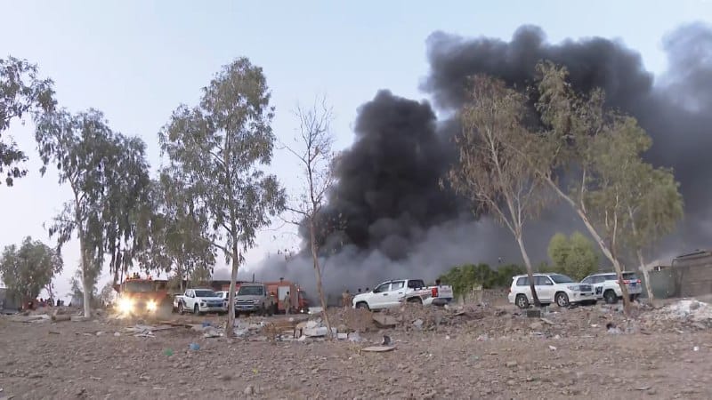 لە هەولێر ئاگر لە کۆگایەکی گەورەی جوانکاری ئۆتۆمبێلی بارهەڵگر دەکەوێتەوە