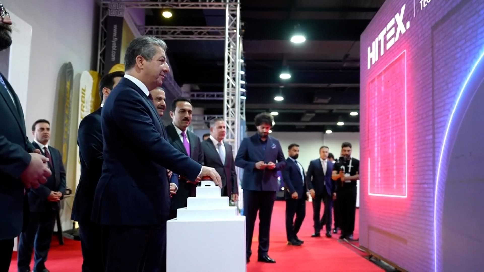 سەرۆکوەزیران مەسرور بارزانی پێشانگای هایتێکسی کردەوە