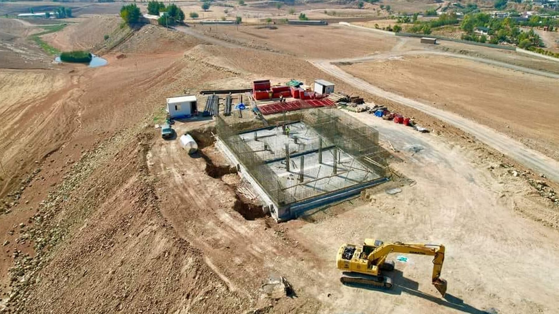 کارەکانی پڕۆژەی ئاوی گۆپتەپە - چەمچەماڵ 20%ی تەواو کراوە