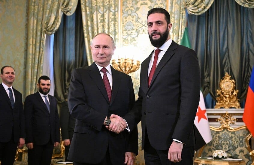 پووتین و ئەحمەد شەرع لە مۆسکۆ کۆبوونەوە