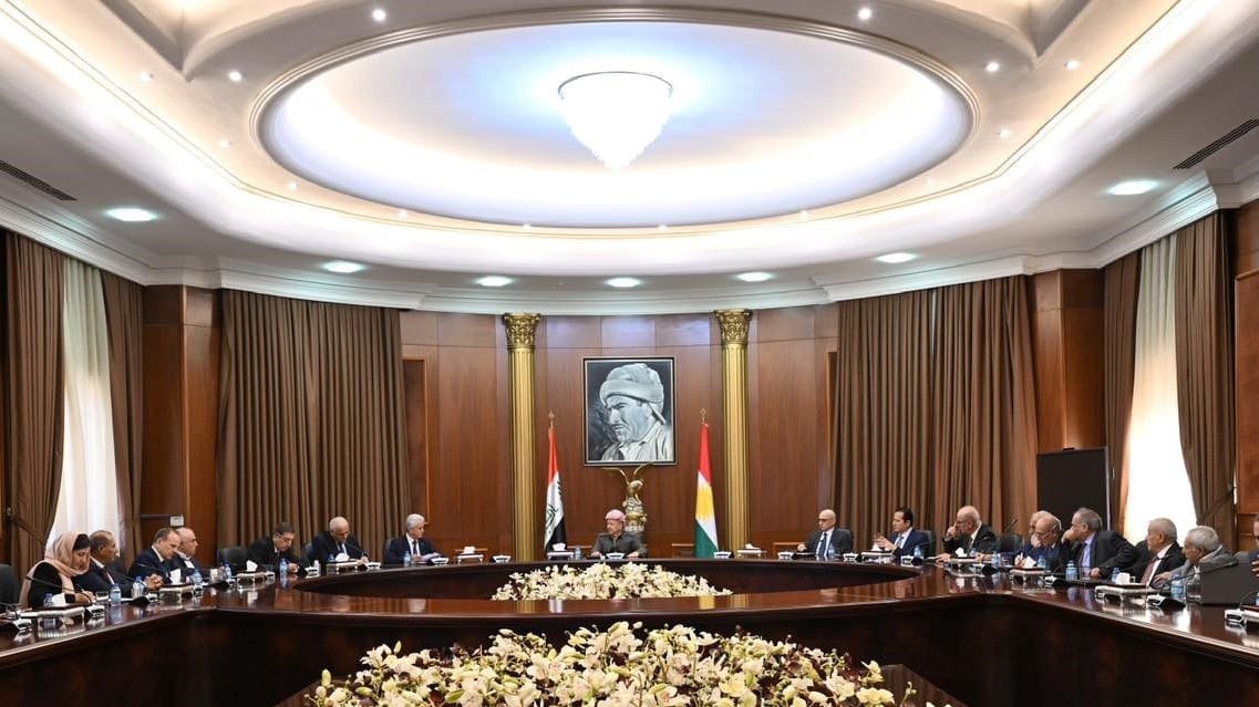 سەرۆک بارزانی جەخت لە یەکڕیزی لایەنە کوردییەکانی سووریا دەکاتەوە