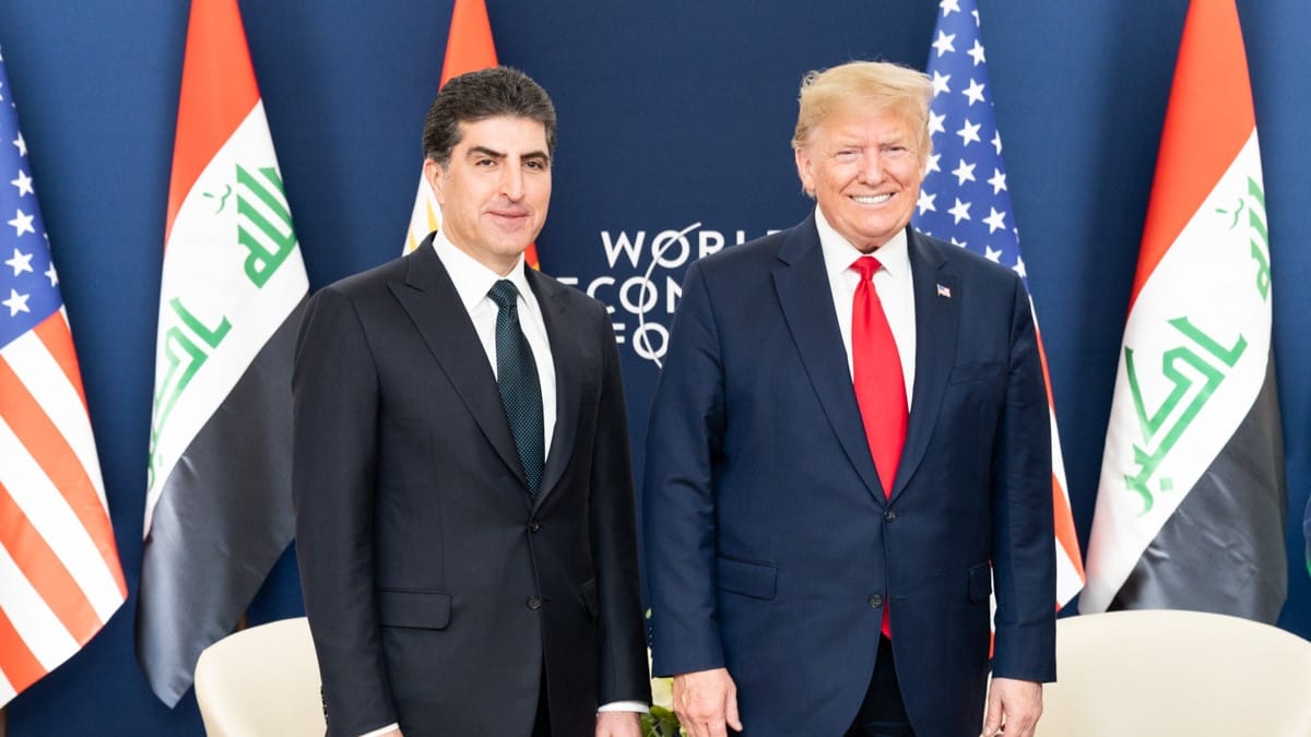 نامەیەک لە ترەمپەوە بۆ نێچیرڤان بارزانی