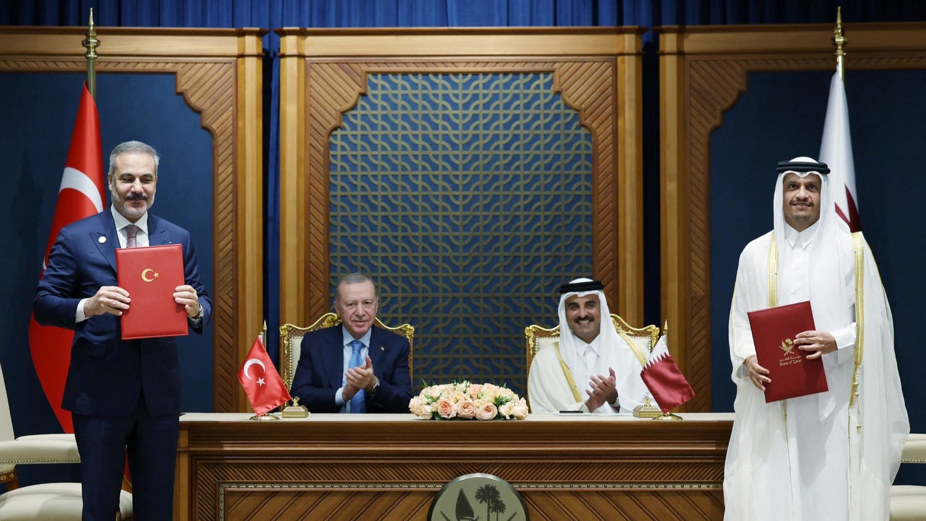 قەتەر و تورکیا یاداشتێکی هاوبەشی بەرگری واژۆ دەکەن