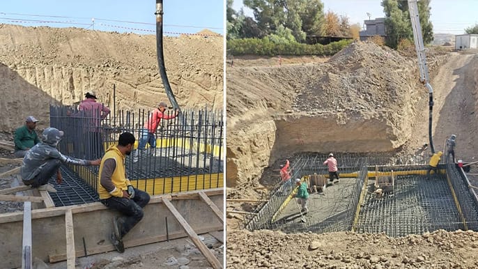 لە زێی گەورەوە ئاو بۆ دارستانی قەزای خەبات ڕادەكێشرێت