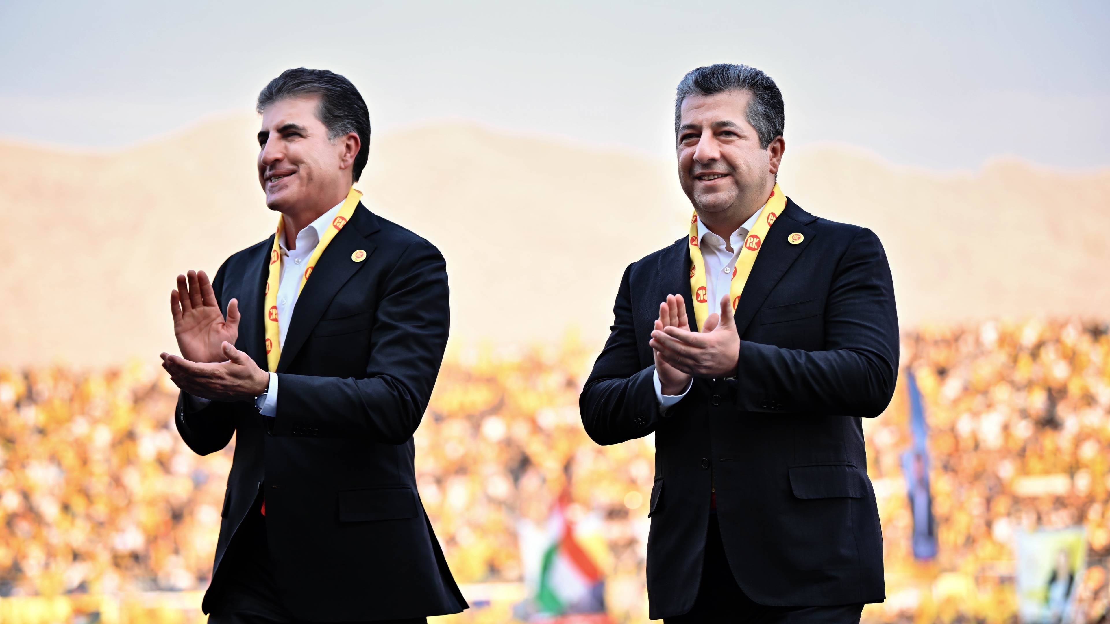 مەسرور بارزانی پشتیووانی خۆی بۆ چاڵێنجەکەی نێچیرڤان بارزانی ڕاگەیاند