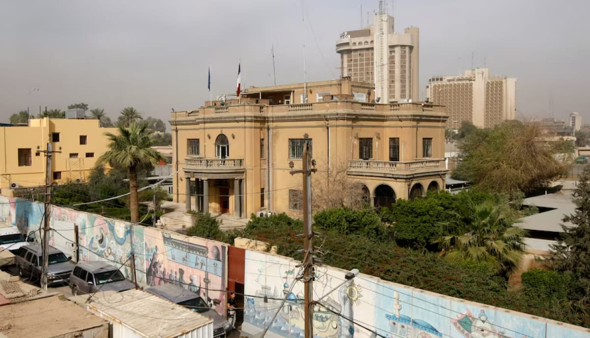 بەهۆی باڵیۆزخانەکەی لە بەغدا سکاڵا لەسەر فەرەنسا تۆمار دەکرێت