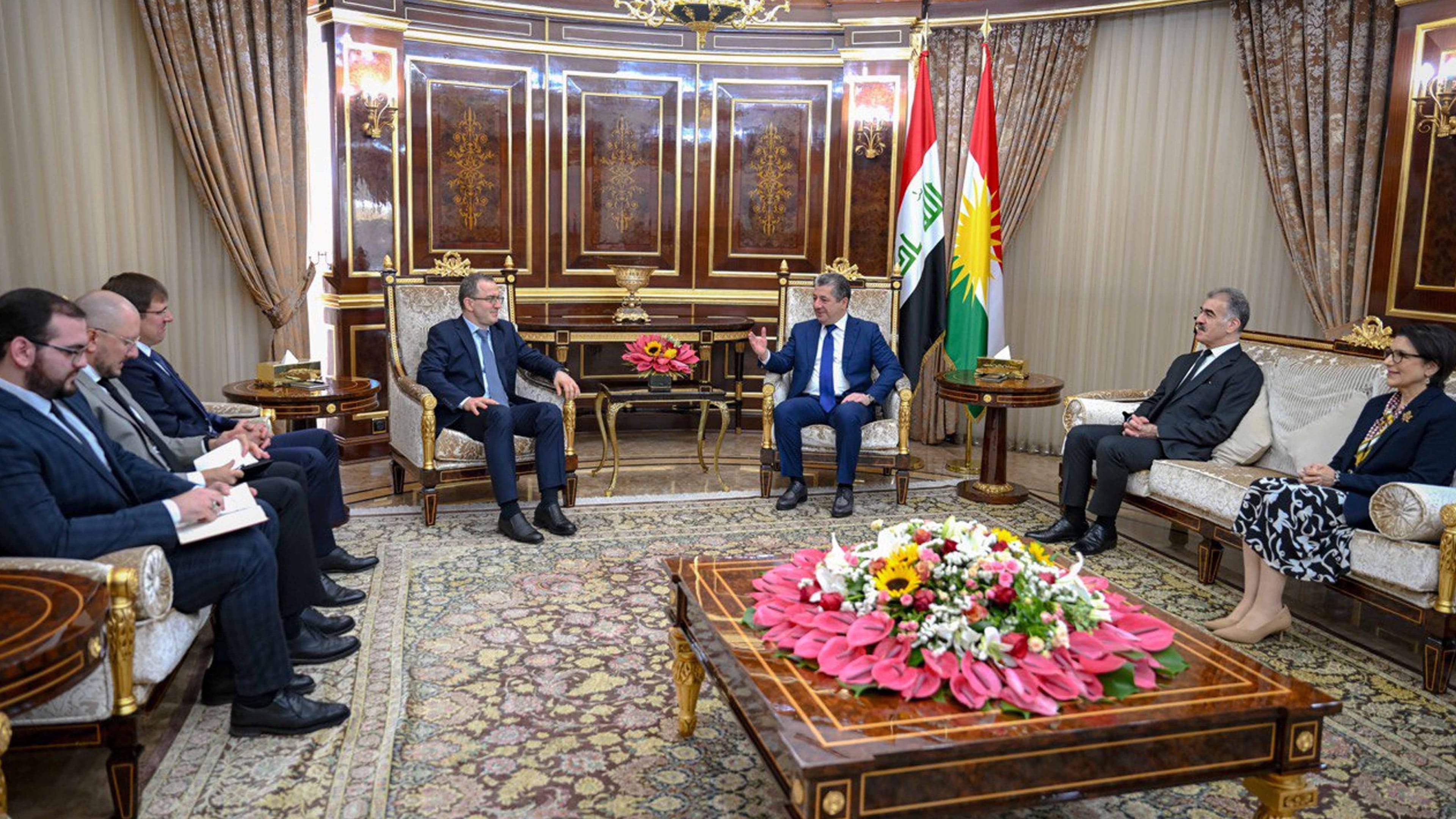 مەسرور بارزانی و باڵیۆزی ڕووسیا لە عێراق کۆبوونەوە