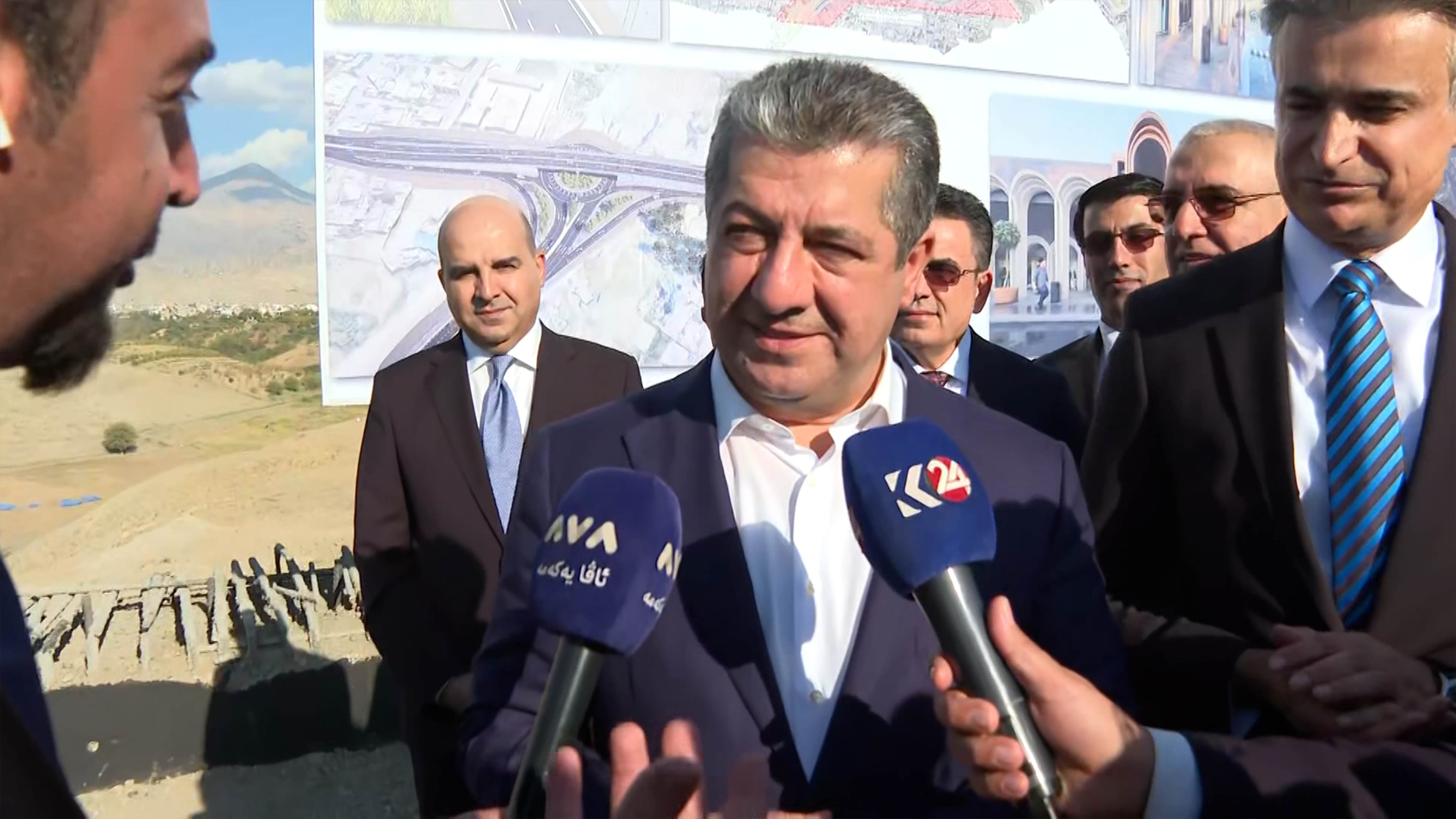 مەسرور بارزانی ماستەرپلانی گەشتیاریی گەلی عەلی بەگی بەسەرکردەوە