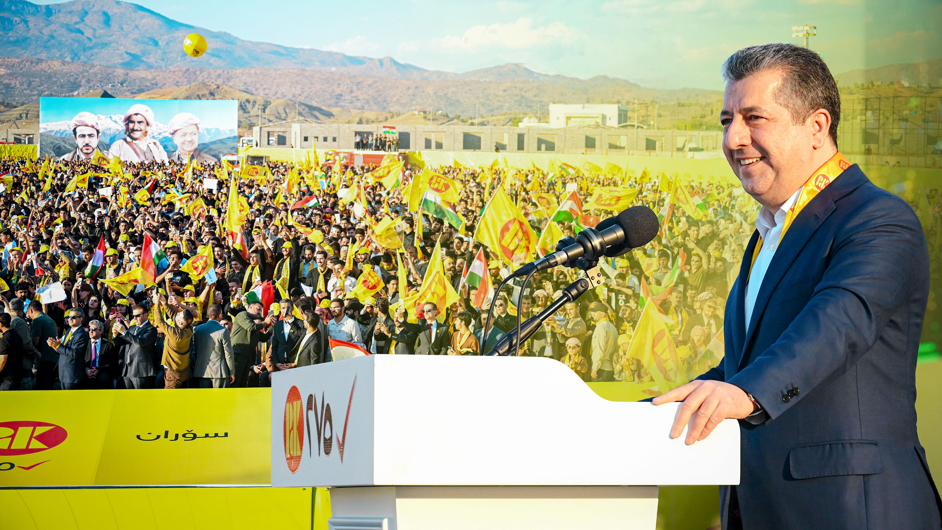 مەسرور بارزانی: گەنجان گەیشتوونەتە ئەو باوەڕەی پارتی تاکە حیزبی جێبەجێکردنی بەڵێنەکانە