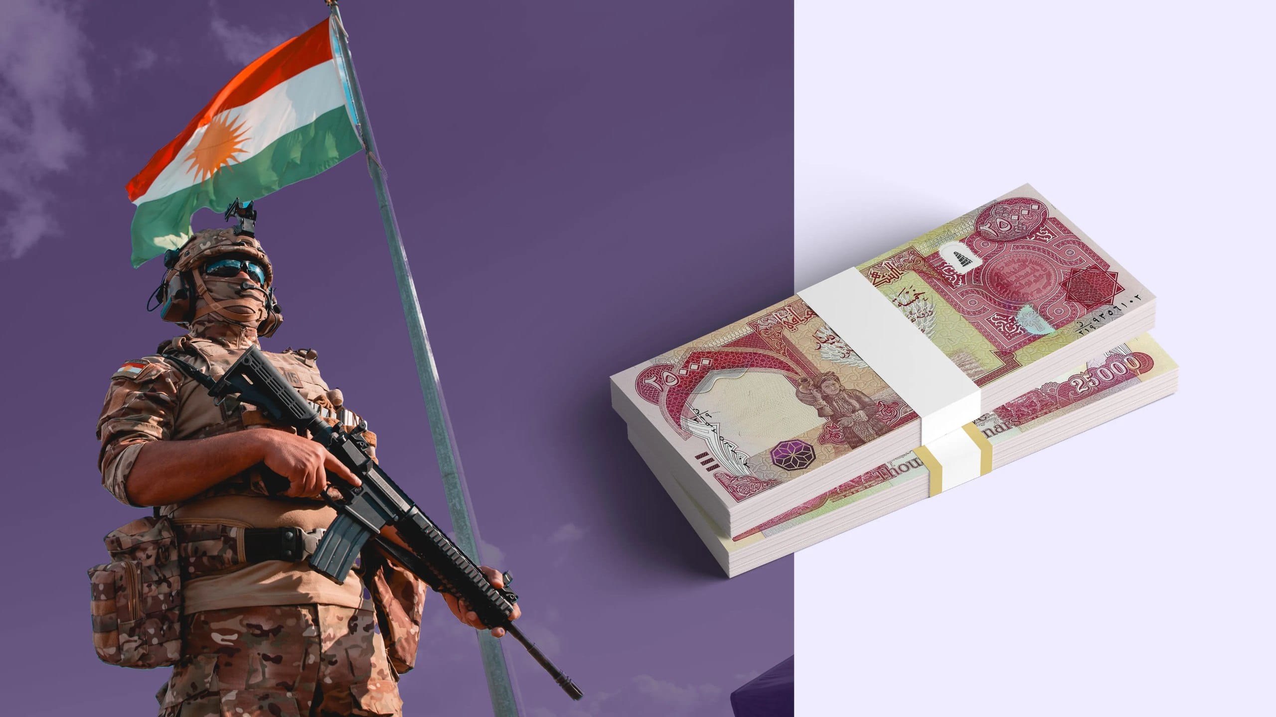 هاوکاریی دارایی هاوپەیمانان بۆ پێشمەرگە بۆ مانگی 10 دابەش دەکرێت