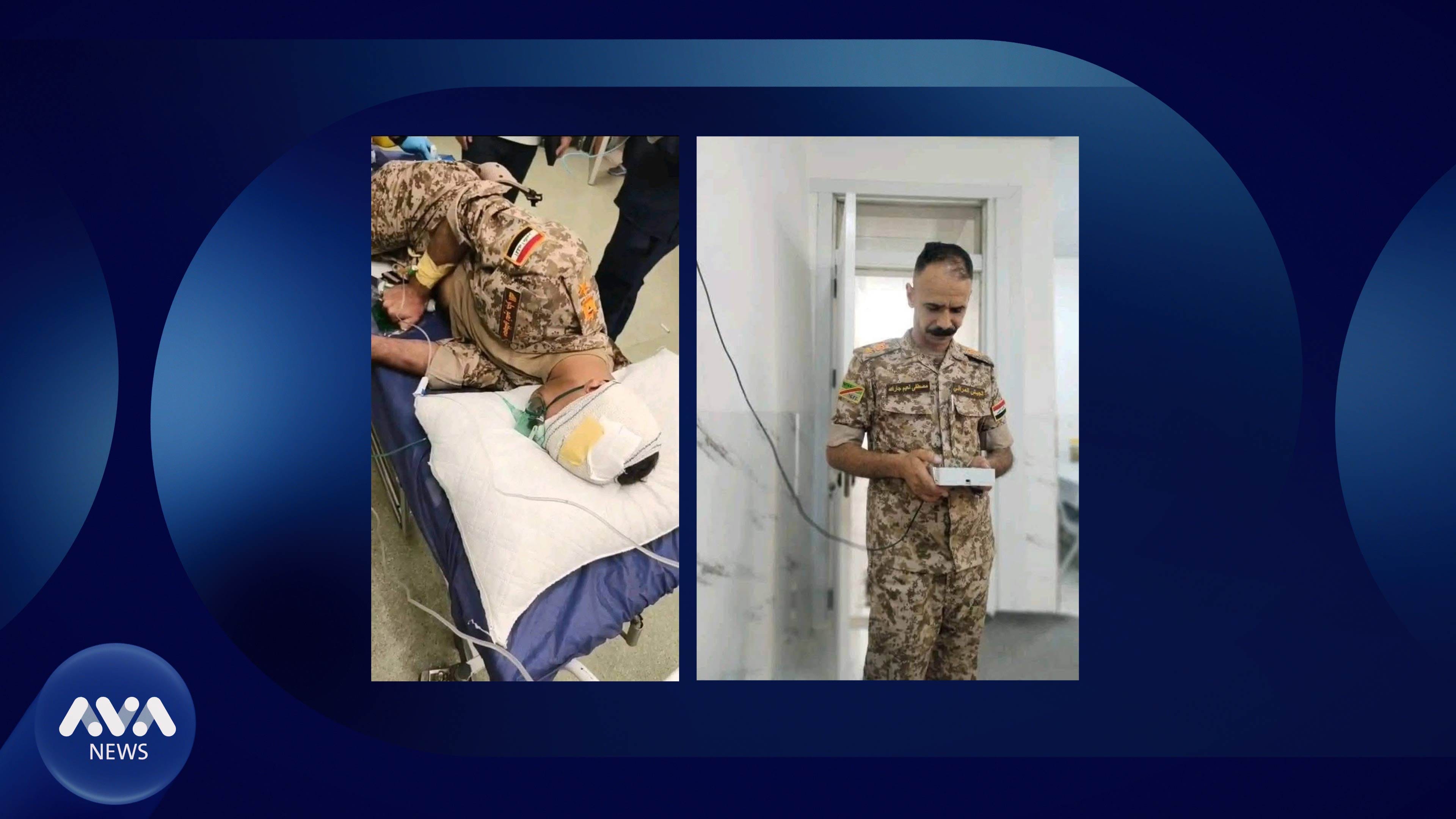 ئەو ئەفسەرەی لە شەڕەكەی ڕۆژی دەنگدان لە خورماتوو زامدار بوو، گیانی لەدەست دا