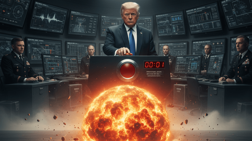 ترەمپ: تاقیکردنەوەی چەکی ئەتۆمی ئەنجام دەدەین