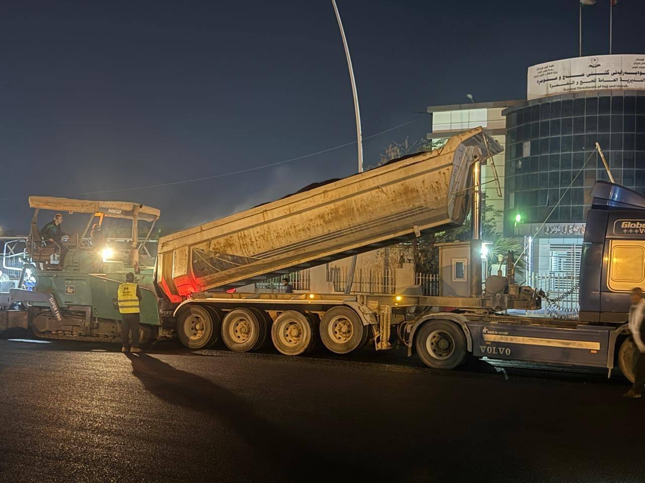 قۆناغی یەكەمی قیرتاوكردنەوەی شەقامی 100 مەتریی هەولێر كۆتایی هات